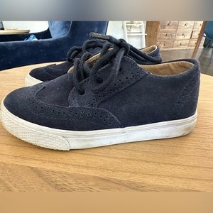 Janie and Jack Navy Wingtip Sneakers